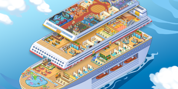 My Cruise: Idle ship Tycoon स्क्रीनशॉट 3