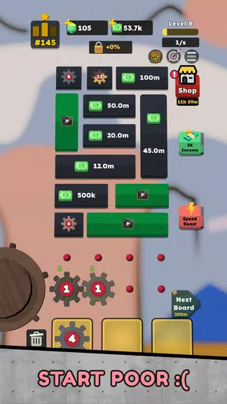 Idle Gear Factory Tycoon স্ক্রিনশট 1