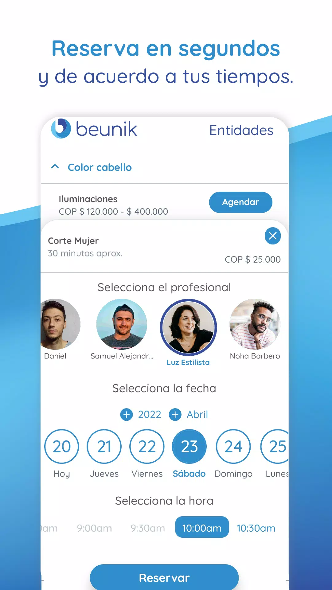 Beunik: Reservas en belleza Screenshot 3