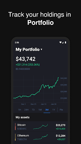 Hodler – Crypto Portfolio स्क्रीनशॉट 2