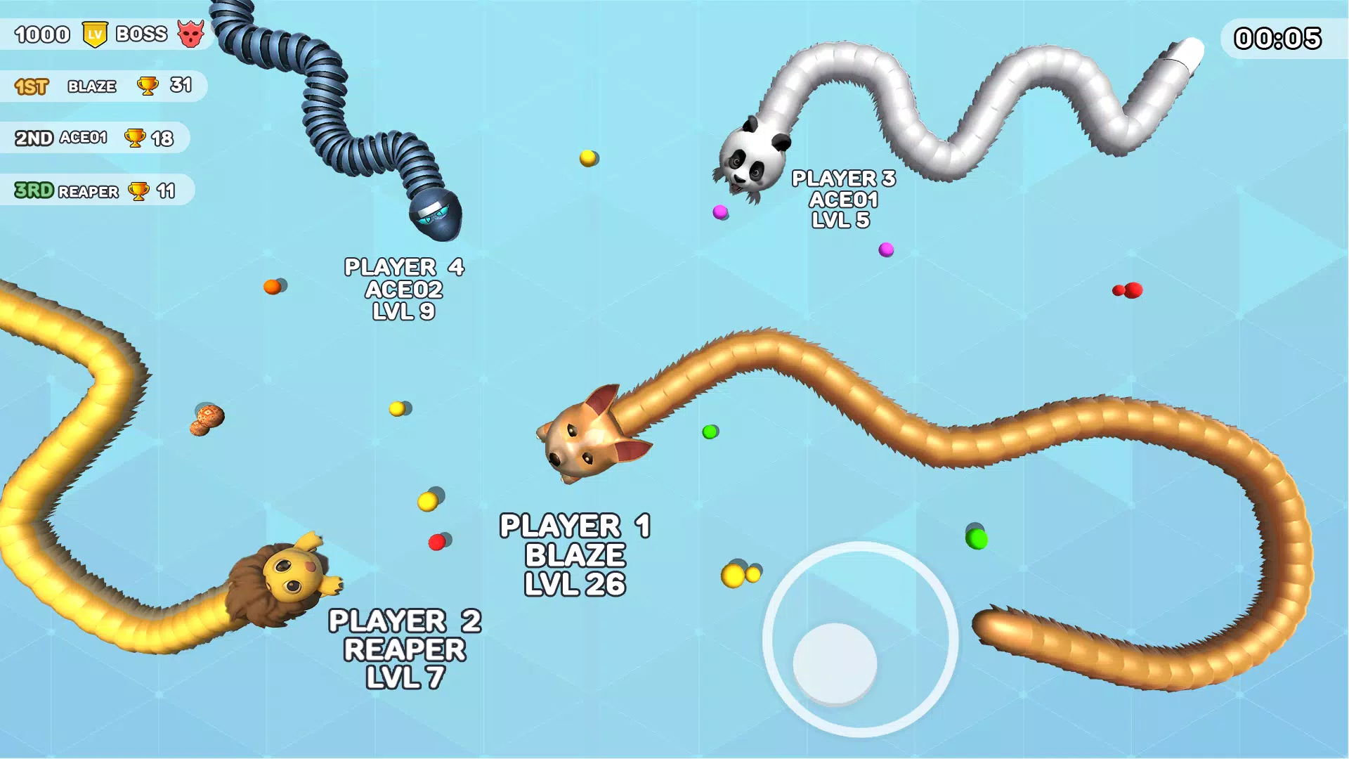 Worms Clash - Snake Games screenshot 4