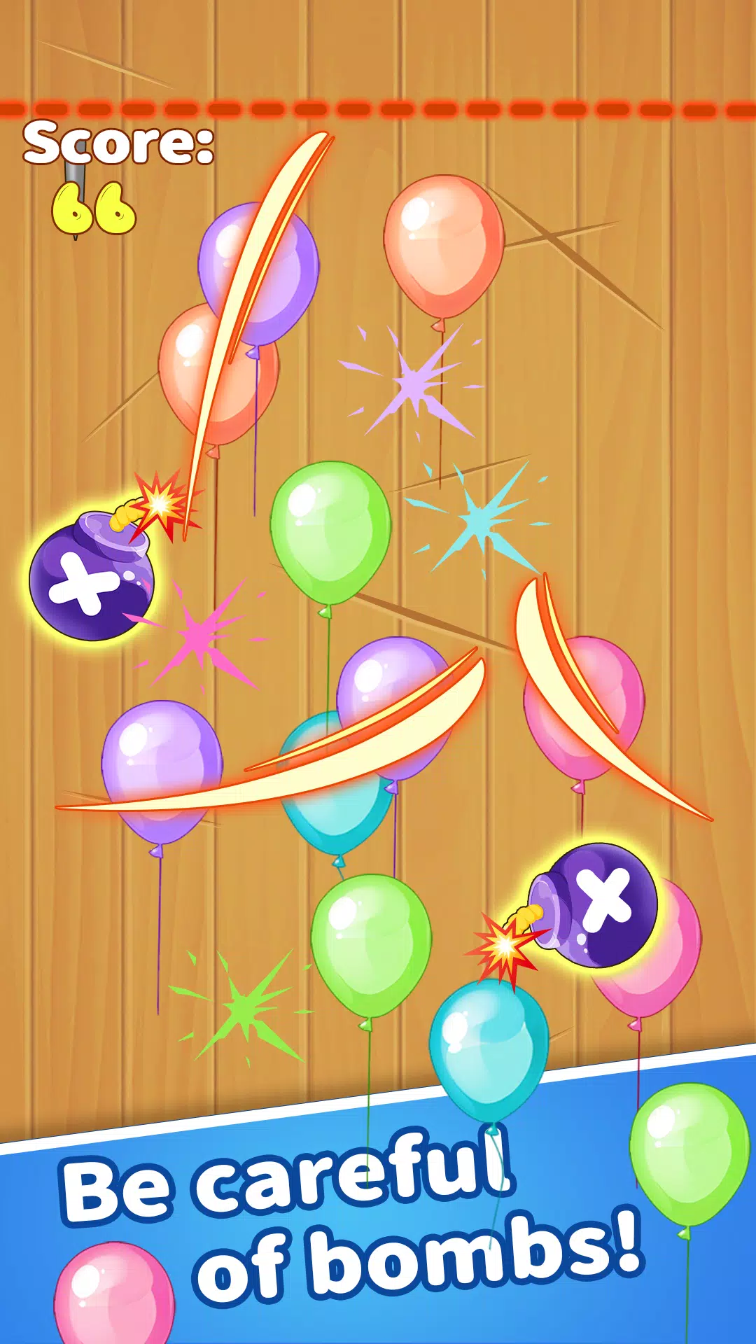 Crazy Breaking Balloons ảnh chụp màn hình 3