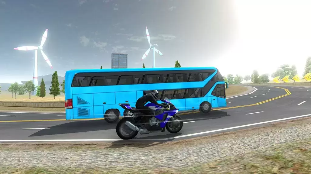 Bike VS Bus Racing Games Screenshot 4