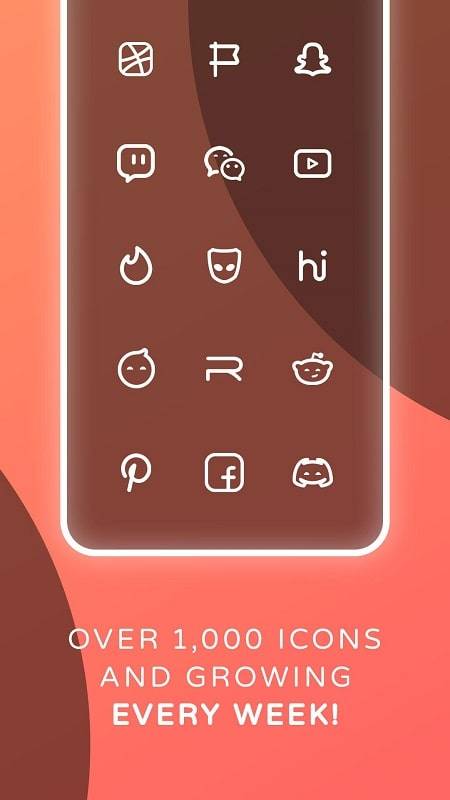 Reev Pro - White Outline Icons экрана 3