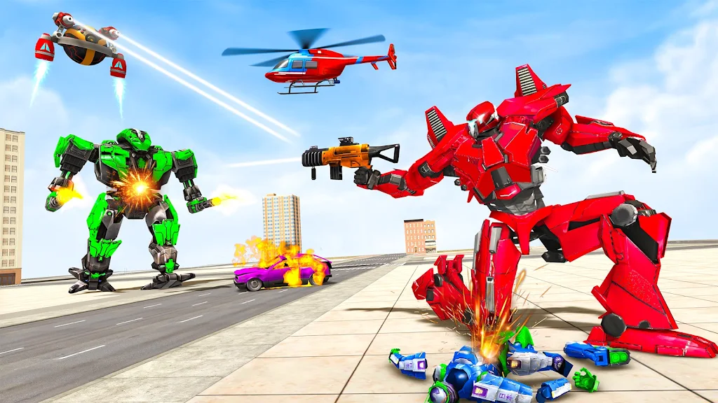 Spider Robot Games: Robot Car captura de pantalla 