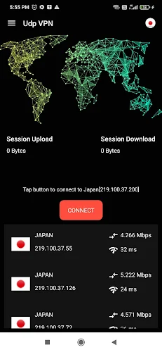 Udp VPN ဖန်သားပြင်ဓာတ်ပုံ 2