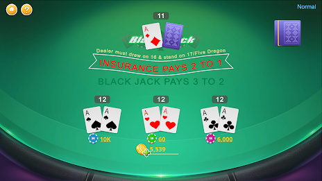 Blackjack - Casino World ảnh chụp màn hình 3