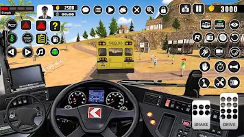 Offroad School Bus Driver Game screenshot 3