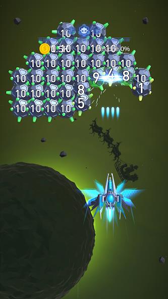 Dust Settle 3D - Galaxy Attack Mod zrzut ekranu 2