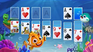 Solitaire - Fishland ảnh chụp màn hình 1