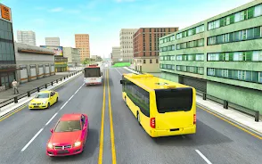 Bus Driving Sim- 3D Bus Games ảnh chụp màn hình 4