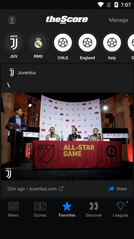 theScore: Sports News & Scores captura de pantalla 