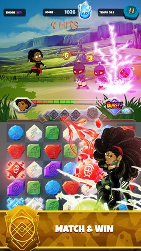 Aurion KGF: Match 3 RPG screenshot 1