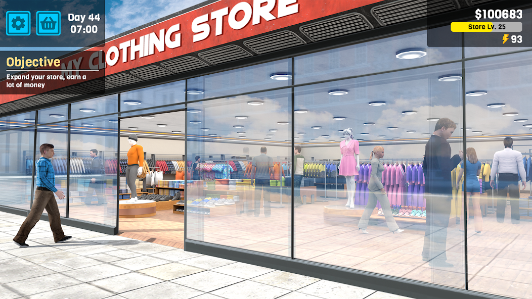 Clothing Store Simulator Mod ekran görüntüsü 1