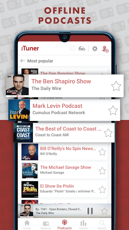 myTuner Radio App: FM stations captura de pantalla 