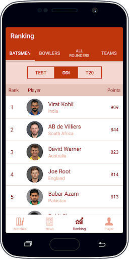 Live Cricket Score & News স্ক্রিনশট 2