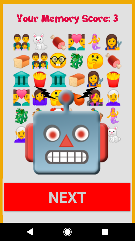 Emoji Memory Match Game ဖန်သားပြင်ဓာတ်ပုံ 3