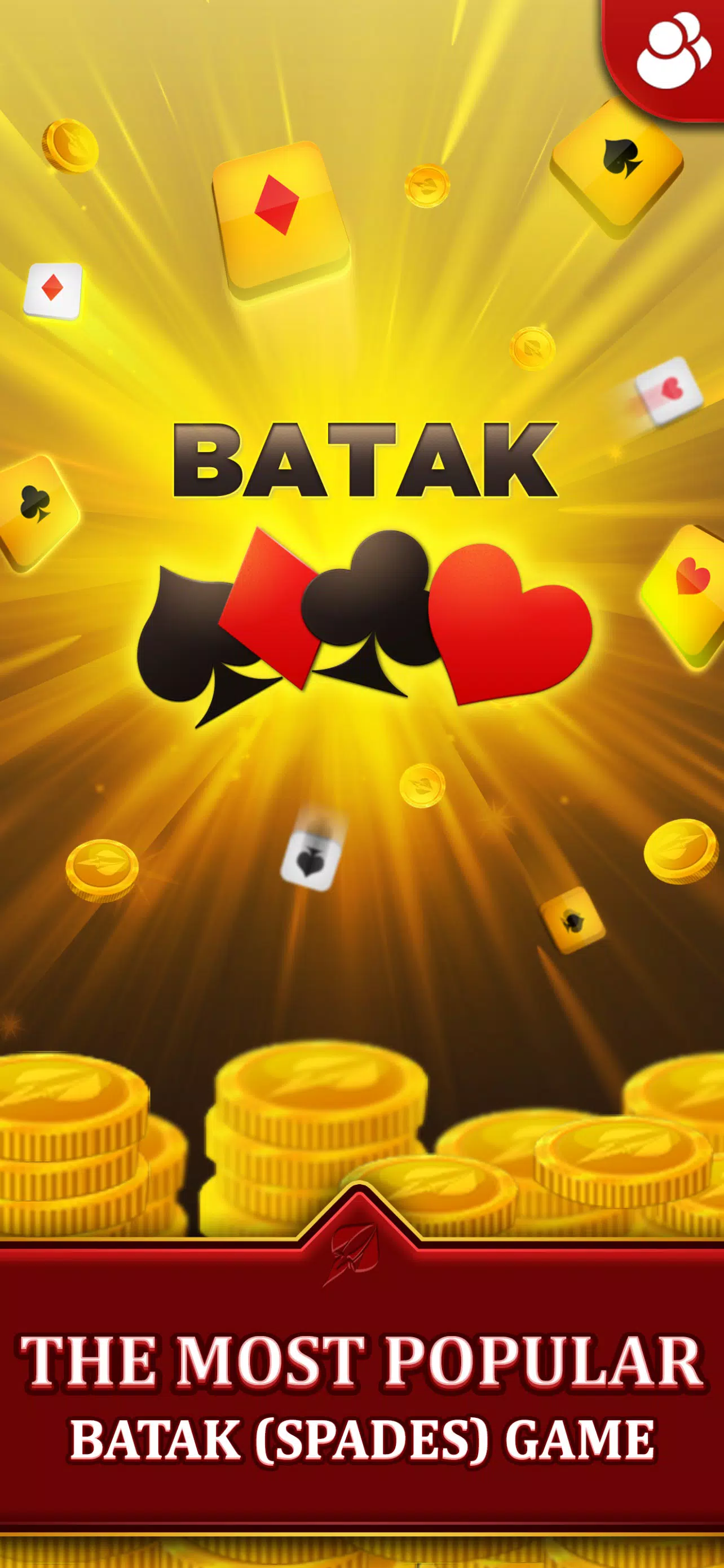 Spades - Batak Online HD экрана 1