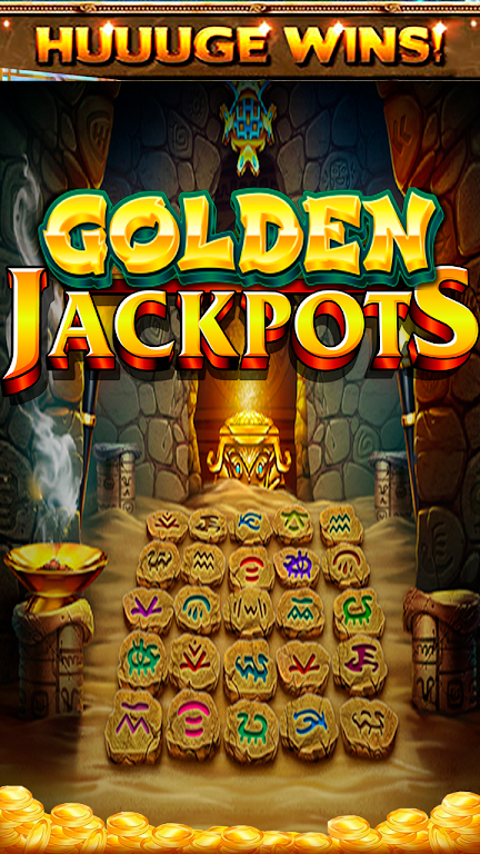 Slots! Azetc Gold Treasures Vegas Slot machines ekran görüntüsü 1