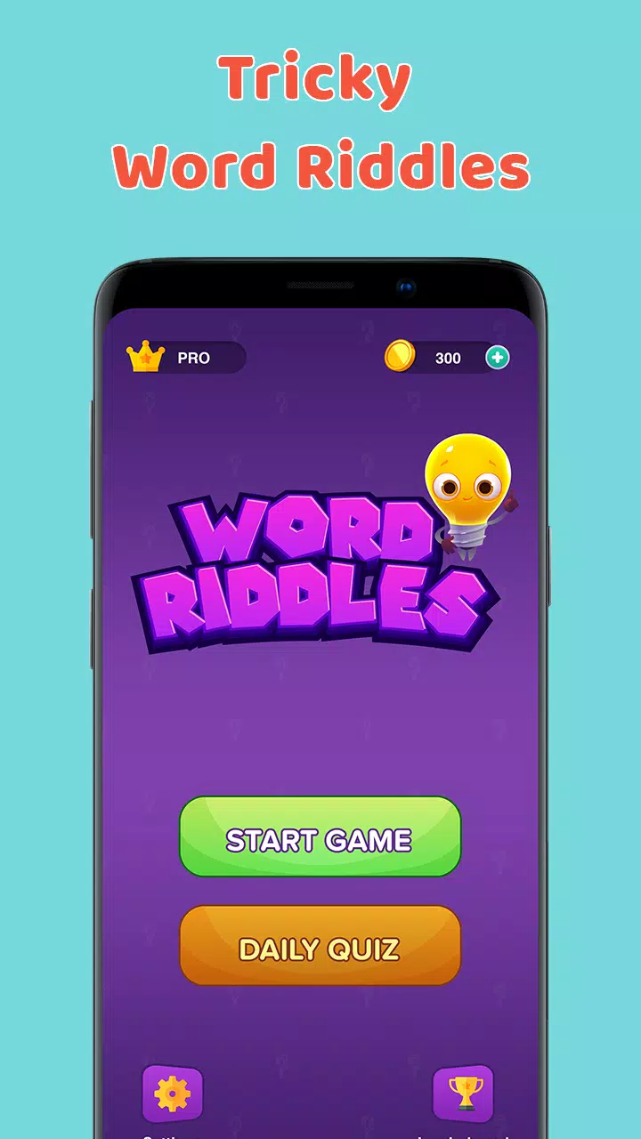 Riddle Trivia- Word Games ảnh chụp màn hình 1