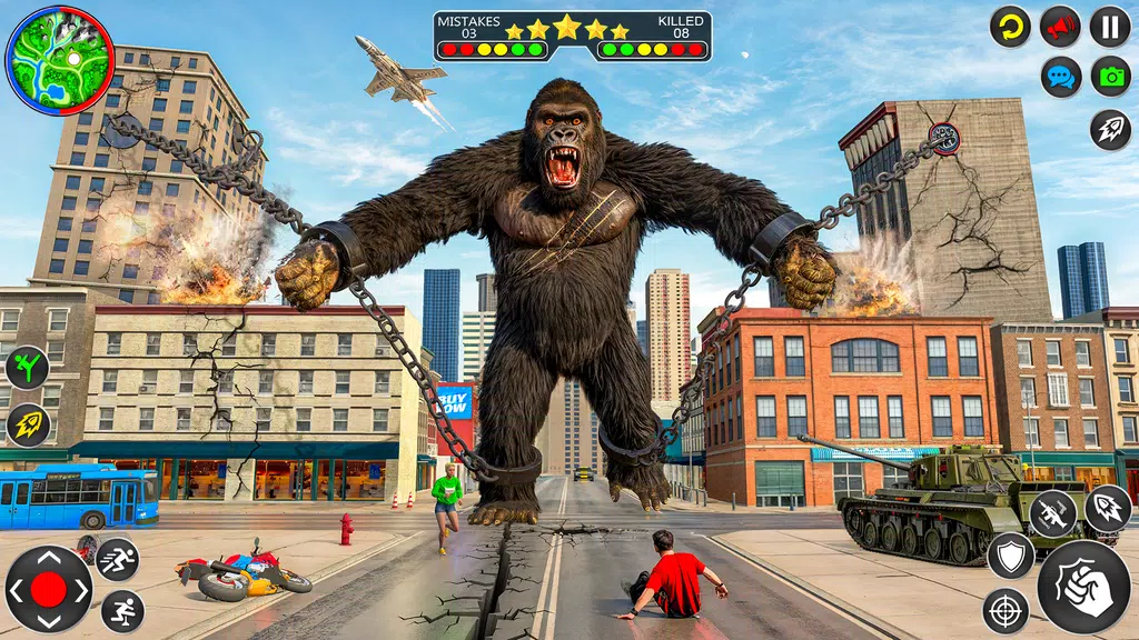 King Kong Gorilla City Attack zrzut ekranu 2