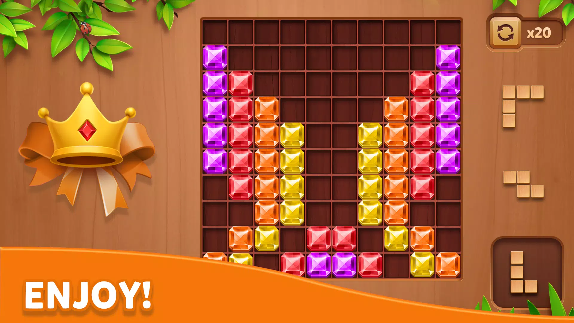 Cube Block - Woody Puzzle Game স্ক্রিনশট 4