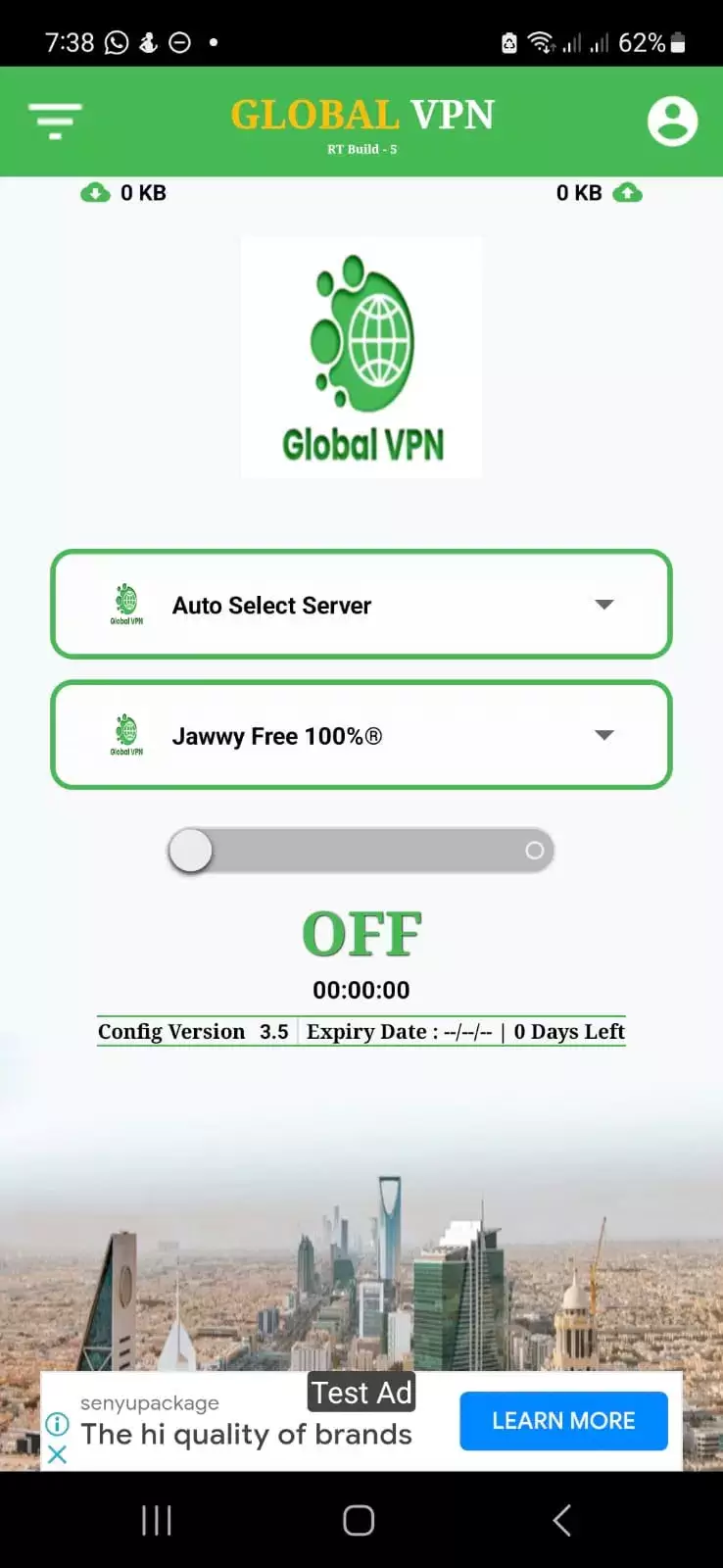 Global VPN captura de pantalla 