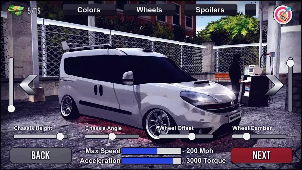 Doblo Drift Simulator captura de pantalla 