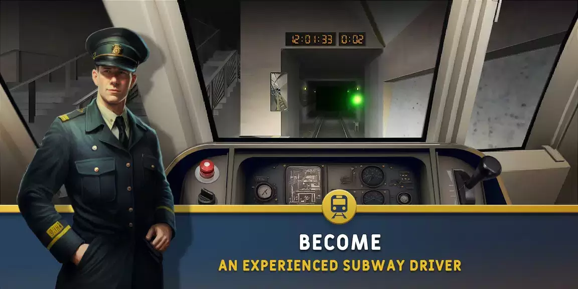 Train Simulator: subway, metro ဖန်သားပြင်ဓာတ်ပုံ 3