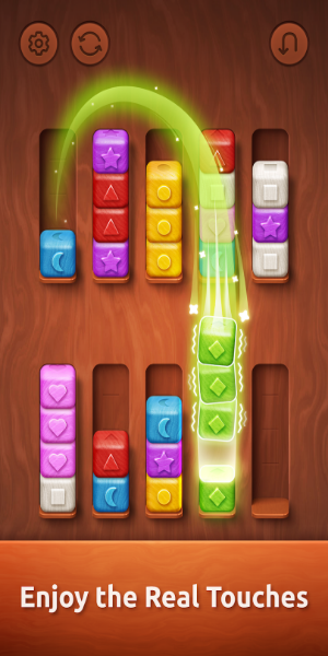 Colorwood Sort Puzzle Game Mod screenshot 2