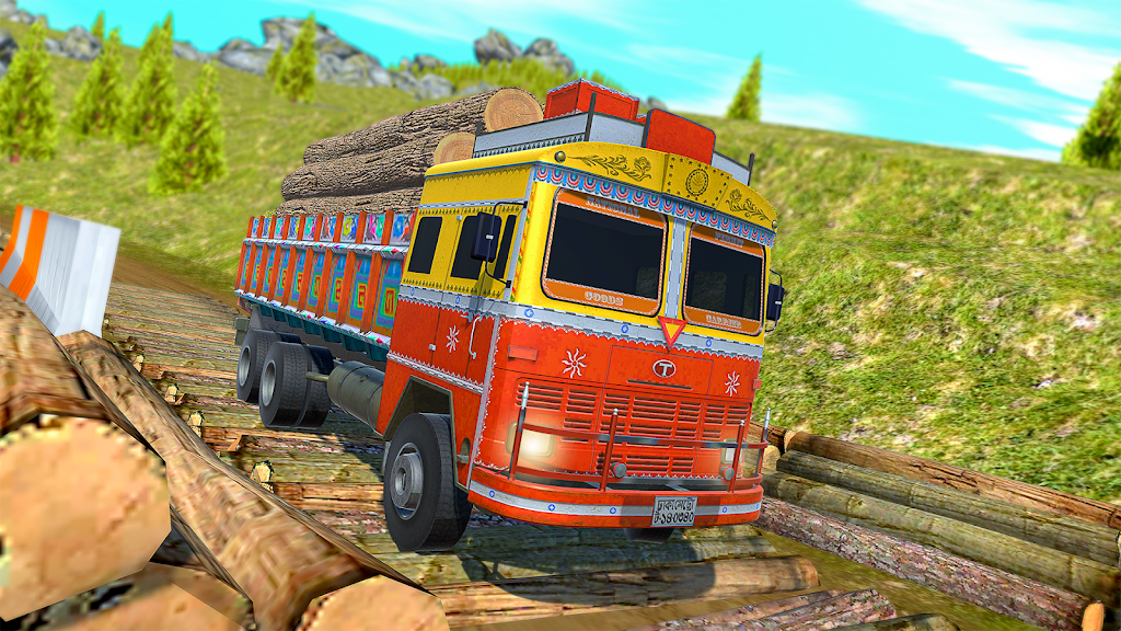 Offroad Indian Truck Simulator captura de pantalla 