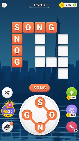 Word Search: Crossword puzzle Mod স্ক্রিনশট 2