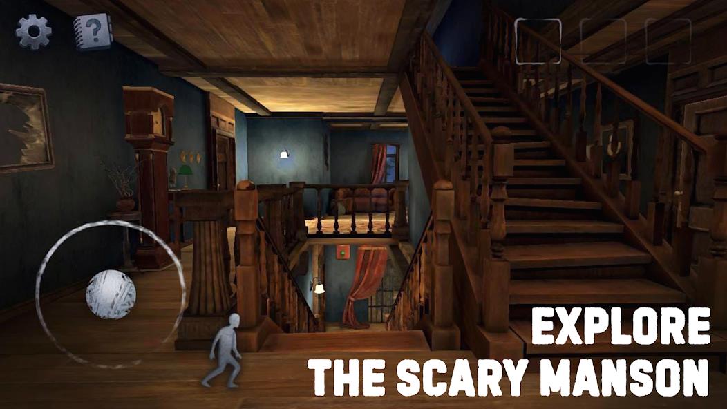 Scary Mansion: Horror Game 3D Mod ảnh chụp màn hình 2