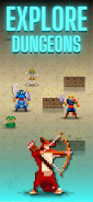 Screenshot Dunidle Jogo de RPG Pixel Idle 1