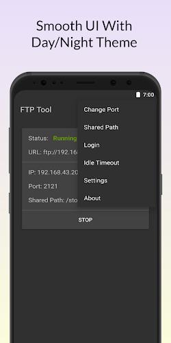 FTP Tool - FTP Server & Client ဖန်သားပြင်ဓာတ်ပုံ 4