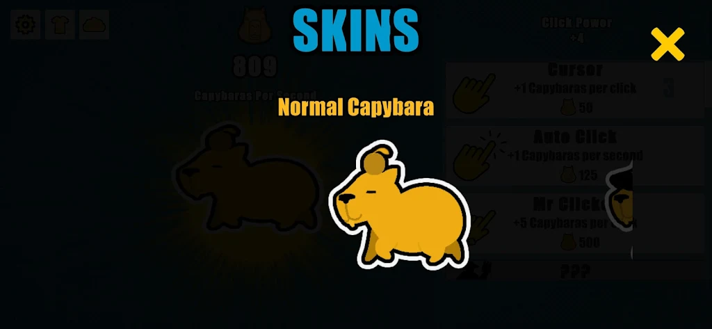 Screenshot Capybara Clicker 3