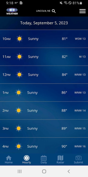 10/11 NOW Weather ekran görüntüsü 2