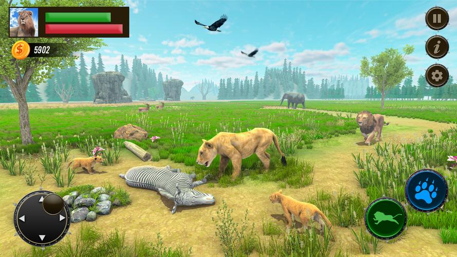 Jungle Kings Kingdom Lion captura de pantalla 