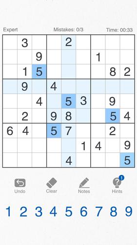 Sudoku-Classic Brain Puzzle Captura de tela 1