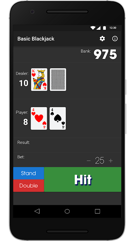 Basic Blackjack экрана 2