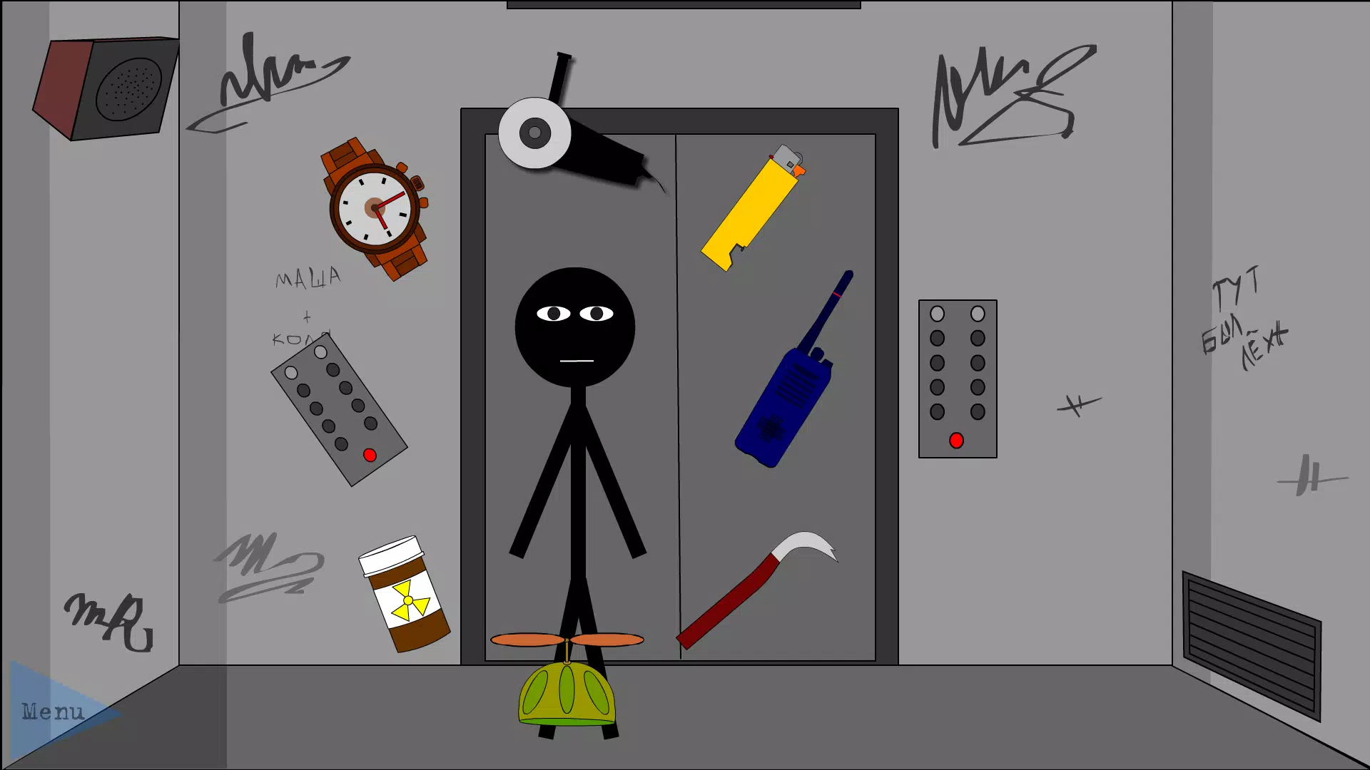 Stickman Escape Lift Скриншот 1