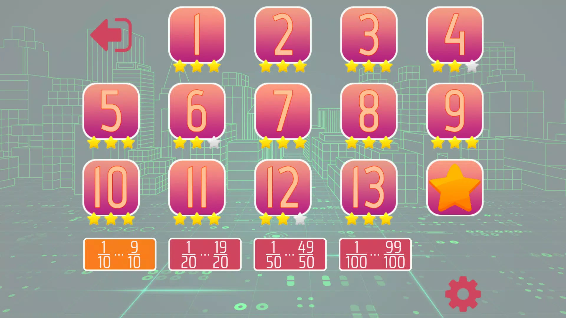 Fractions and mixed numbers screenshot 3