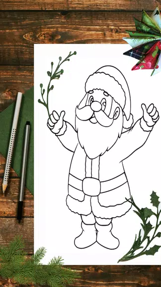 Christmas Drawing App स्क्रीनशॉट 1