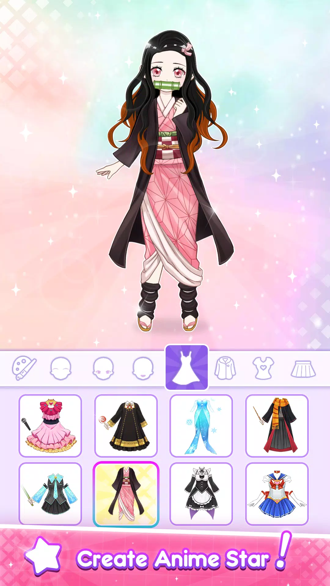 Anime Dress Up - Doll Dress Up captura de pantalla 