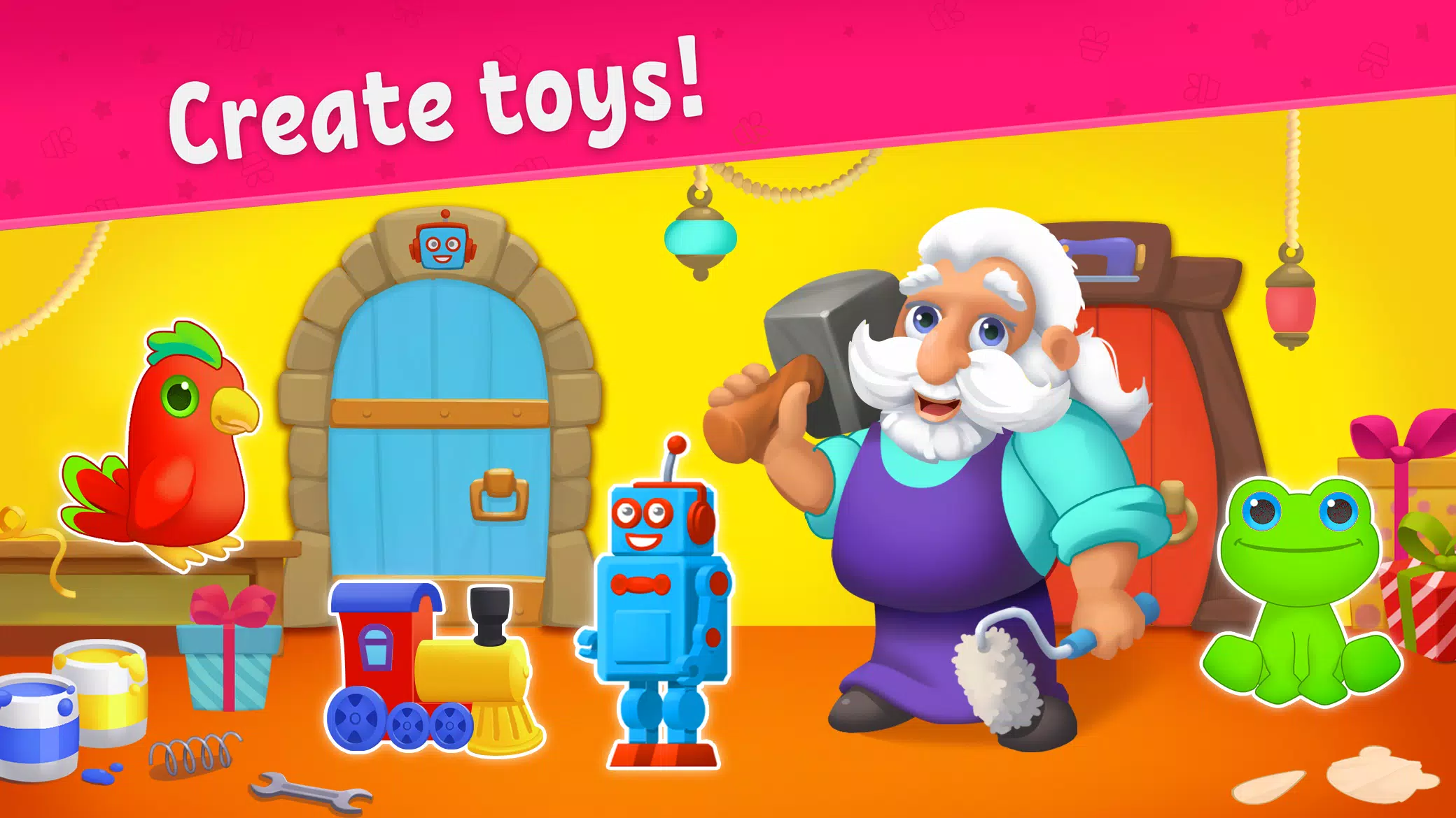 Toy maker, factory: kids games Screenshot 1