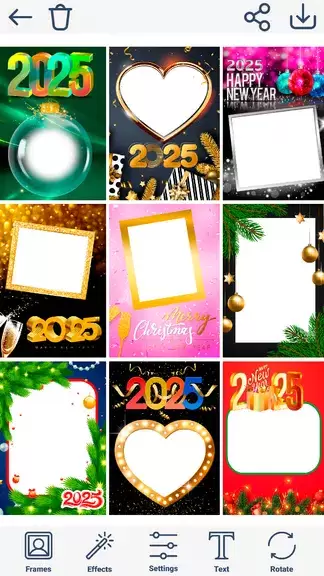 Christmas Photo Frames & Cards экрана 2