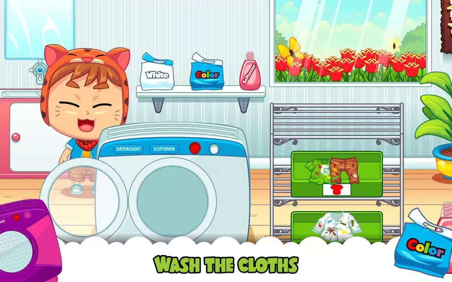 Marbel Laundry - Kids Game ảnh chụp màn hình 3