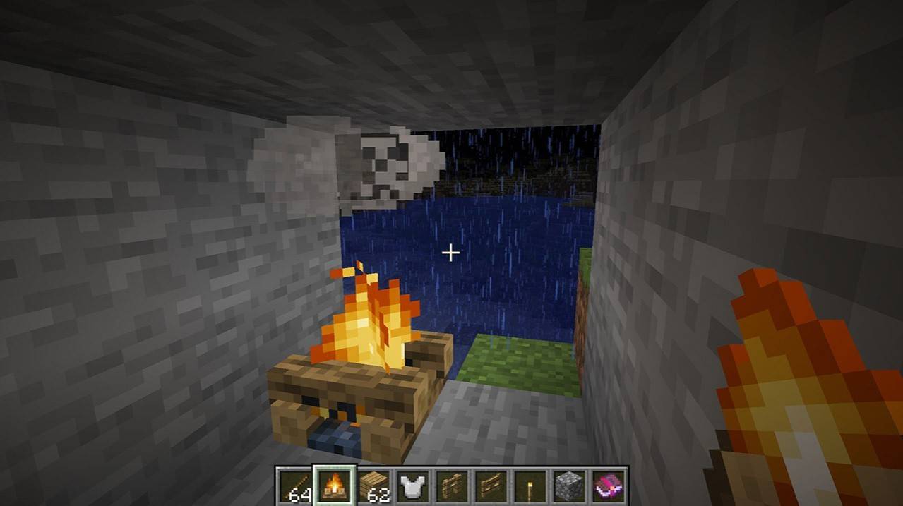 Campfire in Minecraft