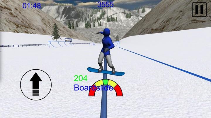 Snowboard Freestyle Mountain captura de pantalla 