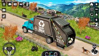 Trash Truck Games Simulator 3D स्क्रीनशॉट 2